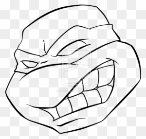 300x286 Free Turtle Clipart - Ninja Turtle Head Drawing