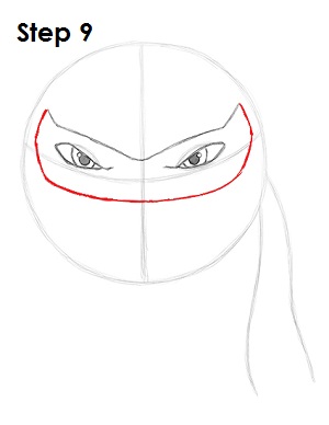 300x388 How To Draw Raphael - Ninja Turtle Raphael Drawing