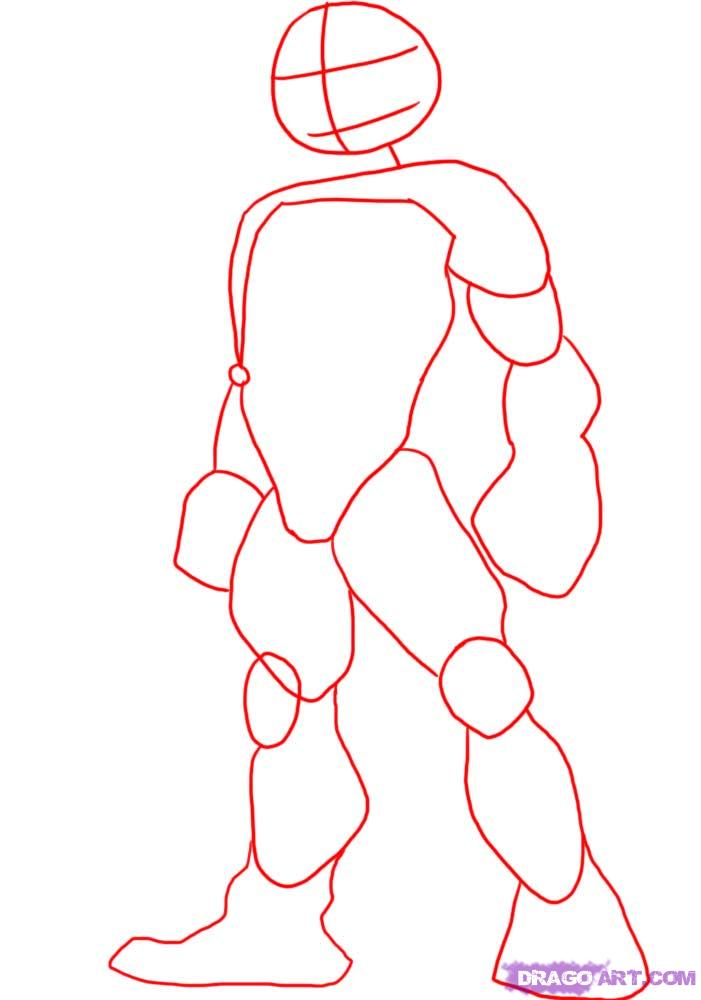 701x1000 Draw Raphael From Teenage Mutant Ninja Turtles, Step - Ninja Turtle Raphael Drawing