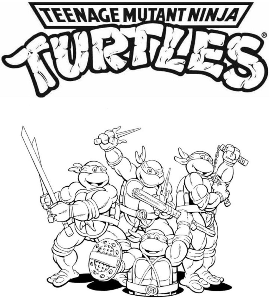 928x1024 Ninja Turtles Coloring Games Beautiful Teenage Mutant Pages - Ninja Turtles Drawing Games