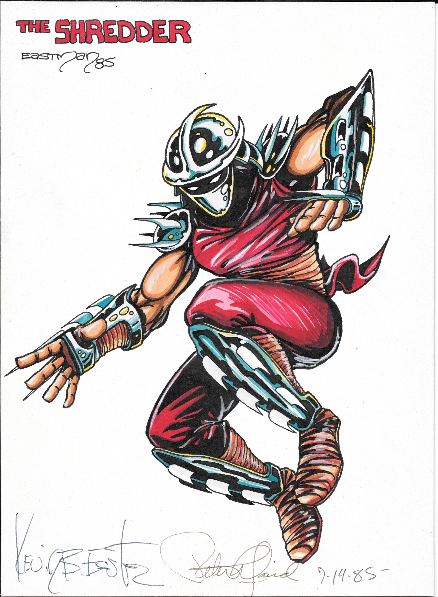 1469x2000 Teenage Mutant Ninja Turtles Dark Horse Gaming Miniature Shredder - Ninja Turtles Drawing Games