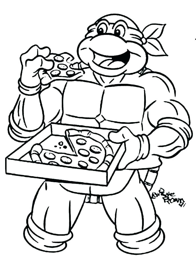 687x923 Ninja Turtles Coloring Games - Ninja Turtles Drawing Games