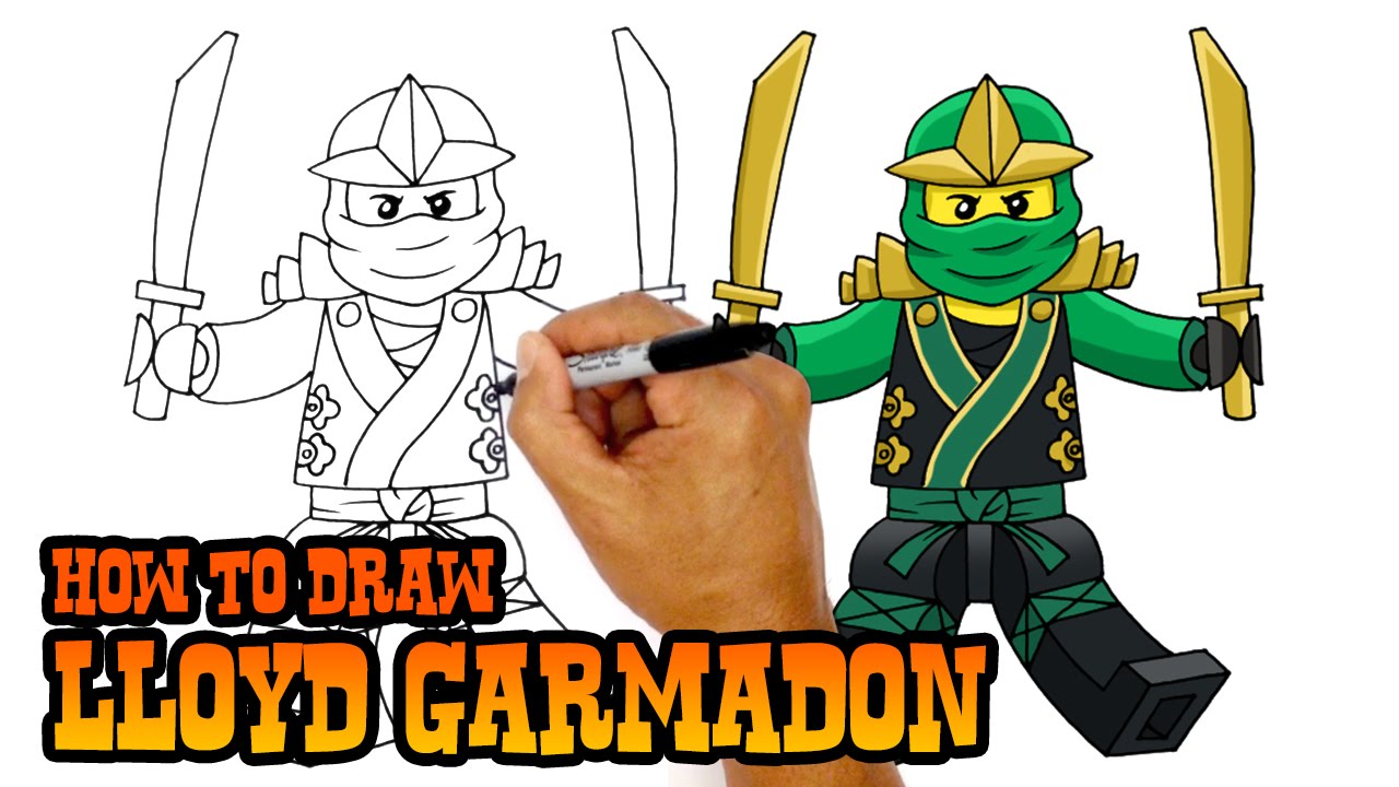 1280x720 How To Draw Ninjago Lloyd - Ninjago Drawing