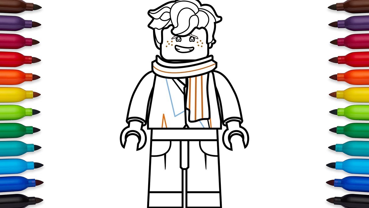 1280x720 How To Draw Lego Ninjago Jay - Ninjago Drawing Games