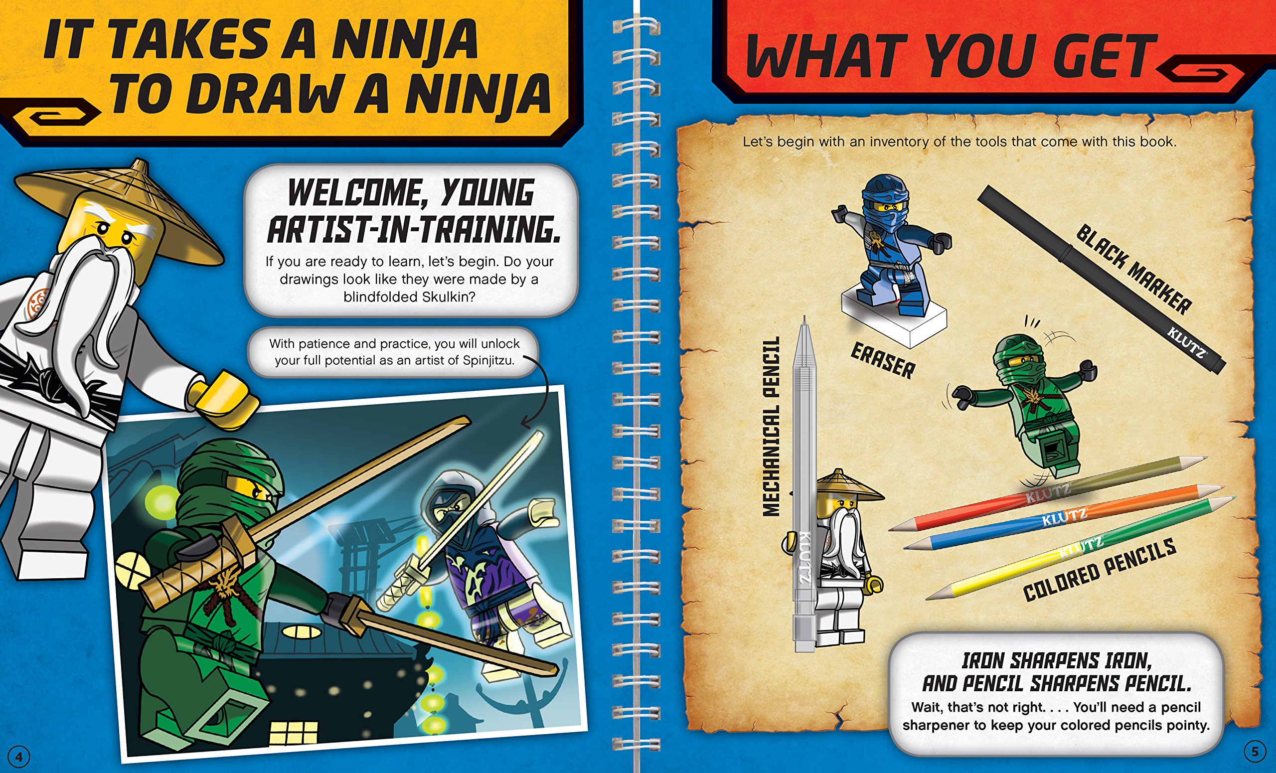 2560x1551 lego ninjago how to draw ninja, villains and more klutz amazon - Ninjago Drawing Games