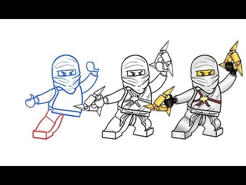 480x360 how to draw zane from lego ninjago - Ninjago Drawing Zane