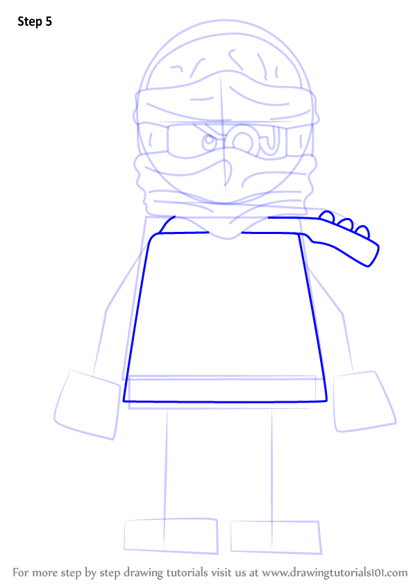 602x844 learn how to draw zane from ninjago - Ninjago Drawing Zane