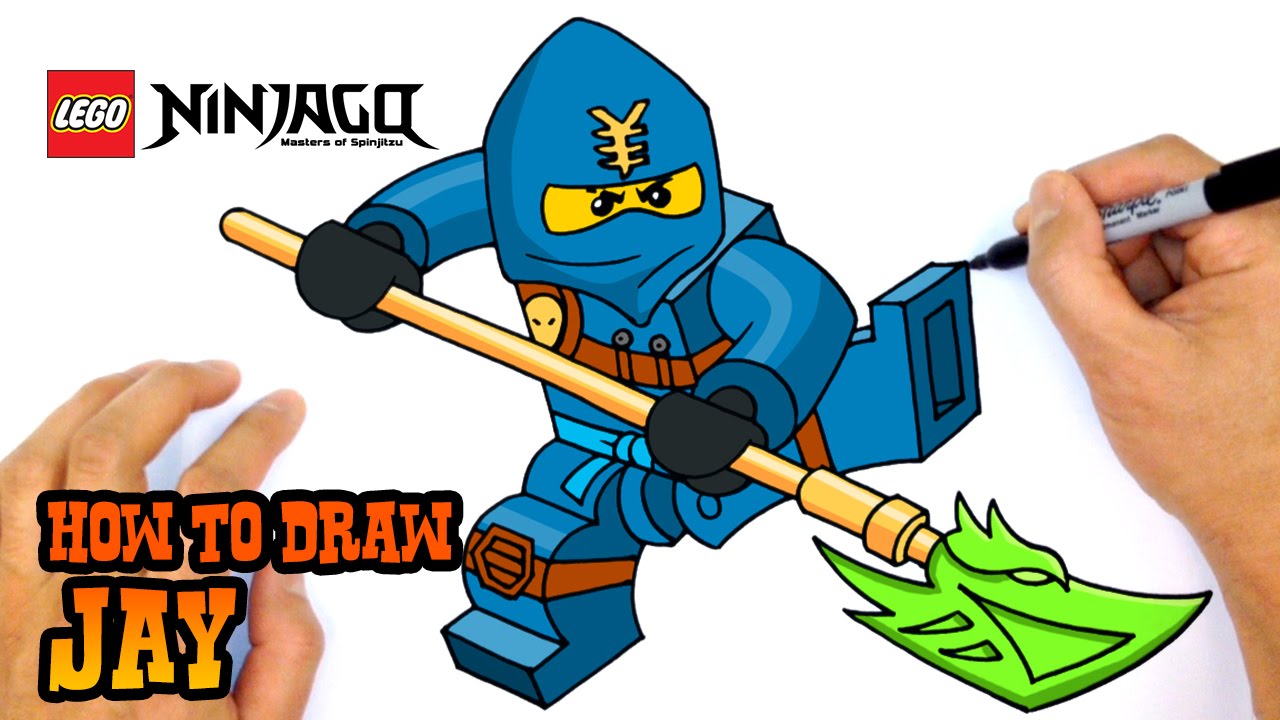 1280x720 how to draw ninjago jay - Ninjago Jay Drawing