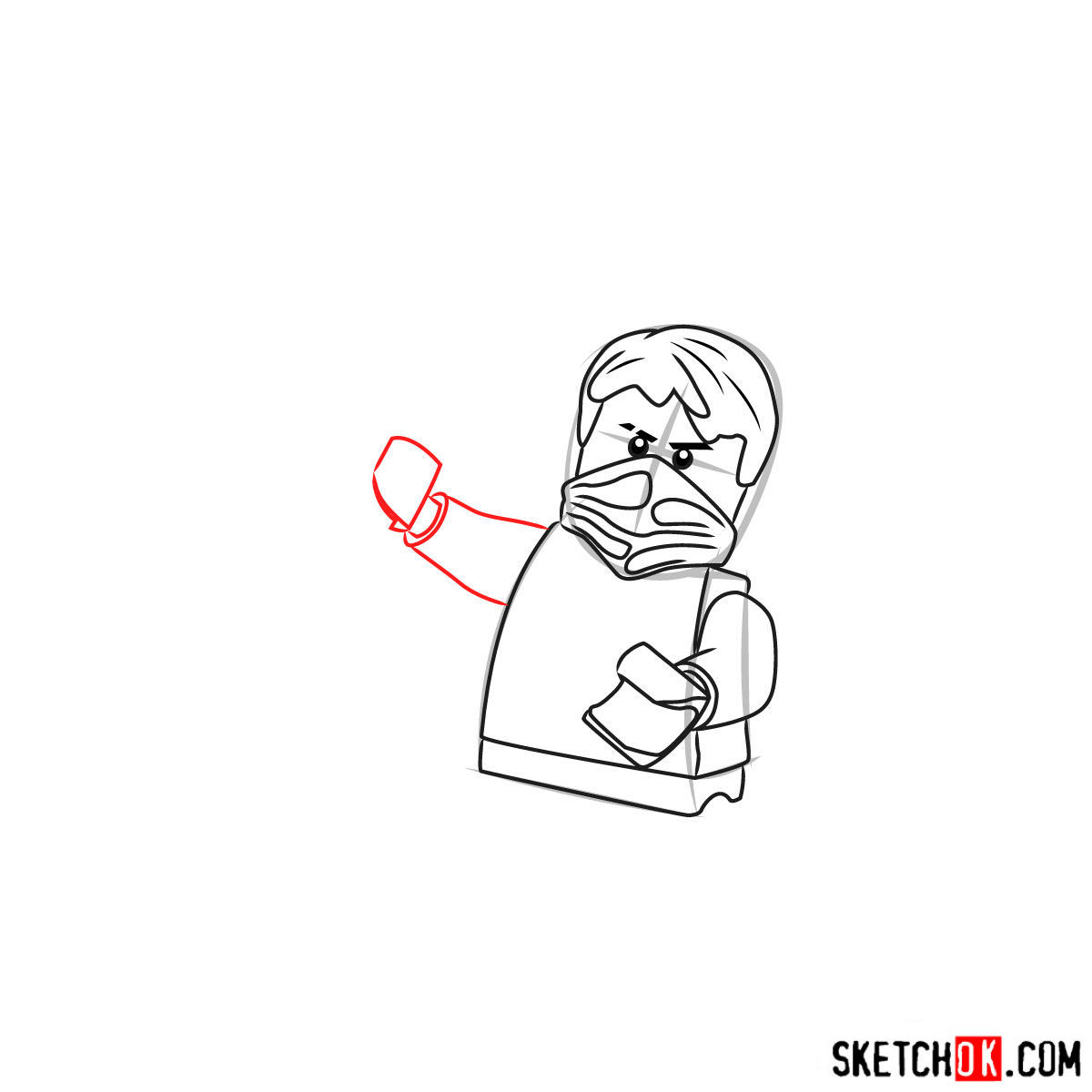 1200x1200 how to draw jay from lego ninjago - Ninjago Jay Drawing