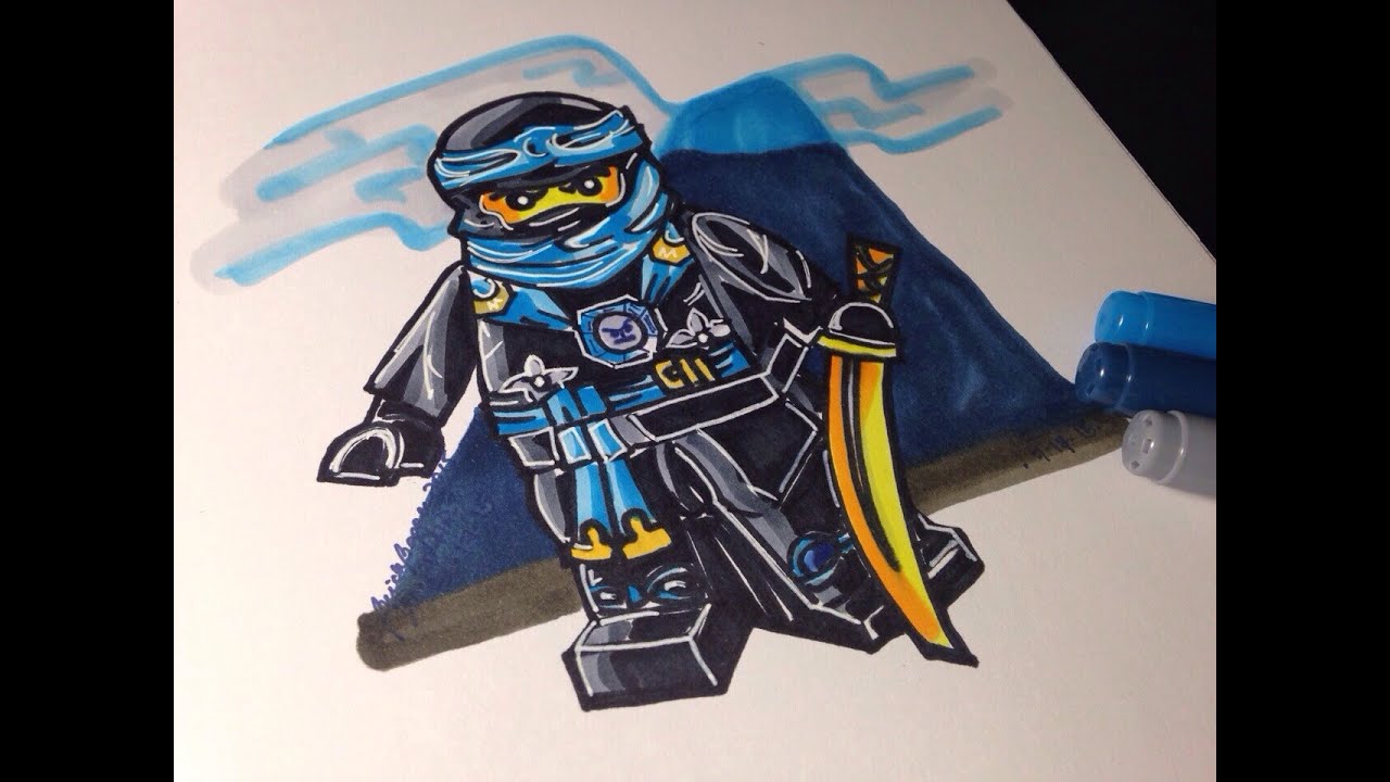 1280x720 How To Draw Ninjago Deepstone - Ninjago Jay Drawing