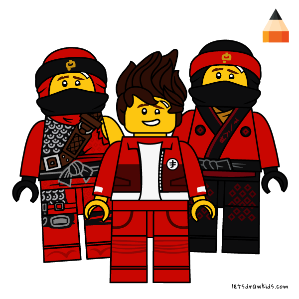 600x600 lego ninjago kai drawing lego ninja kai - Ninjago Kai Drawing