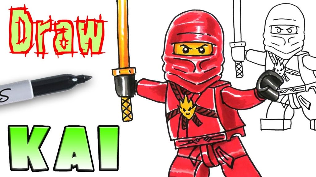 Ninjago Kai Drawing at PaintingValley.com | Explore collection of ...