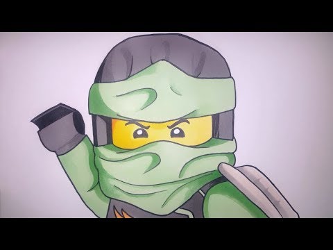 480x360 how to draw lloyd garmadon from the ninjago movie step - Ninjago Lloyd Drawing