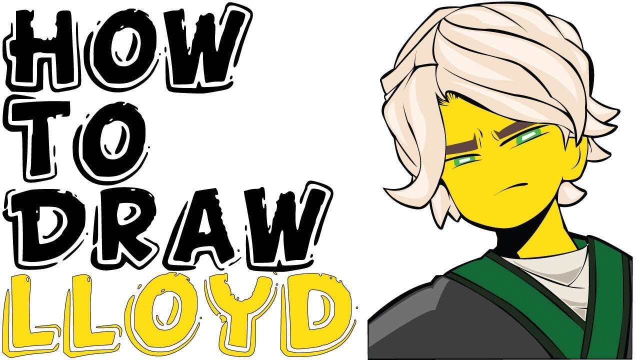1280x720 how to draw lloyd for kids from the lego ninjago movie - Ninjago Lloyd Drawing