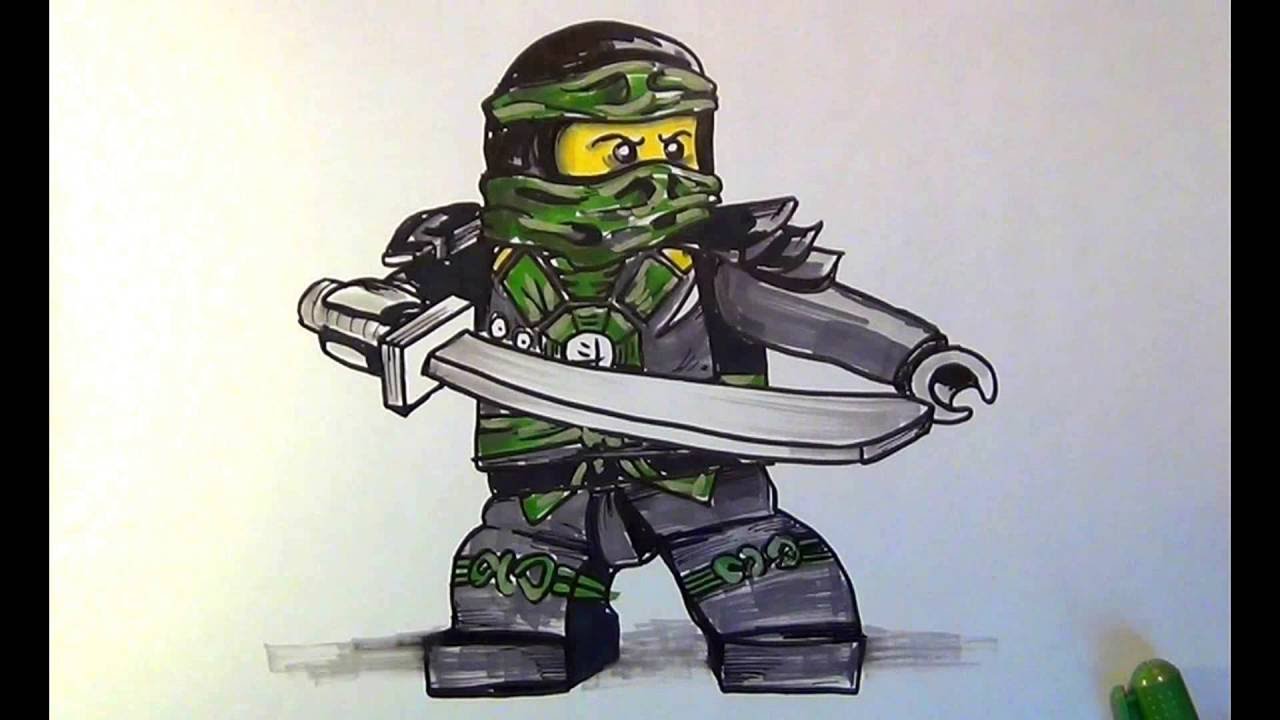 1280x720 how to draw lloyd from lego ninjago - Ninjago Lloyd Drawing
