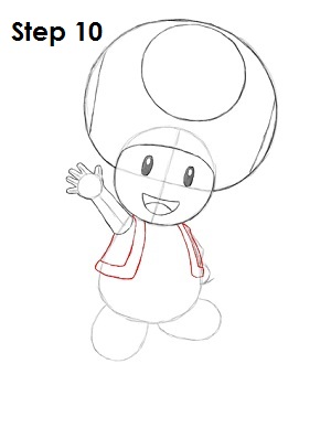 300x388 how to draw toad - Nintendo Character Drawings