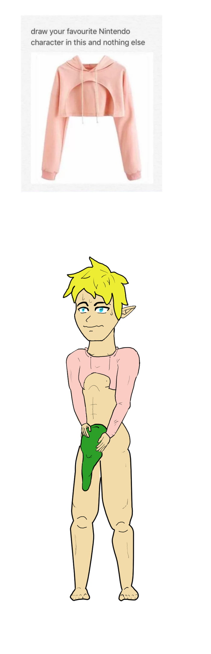 700x2165 someone posted a challenge to draw our favorite nintendo - Nintendo Character Drawings