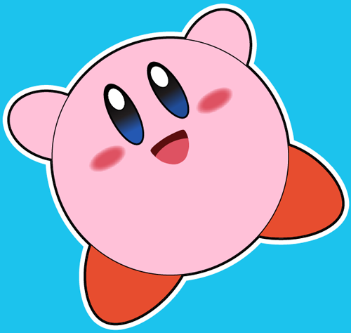 500x474 How To Draw Nintendo's Kirby With Easy Step - Nintendo Drawings