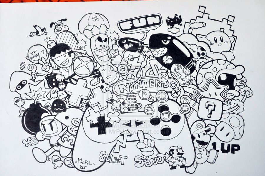 900x598 Nintendo - Nintendo Drawings