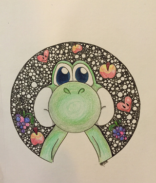 320x376 Yoshi! Making More Nintendo Character Drawings Soon Think I'm - Nintendo Drawings