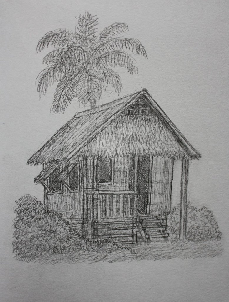 778x1026 Nipa Hut - Nipa Hut Drawing