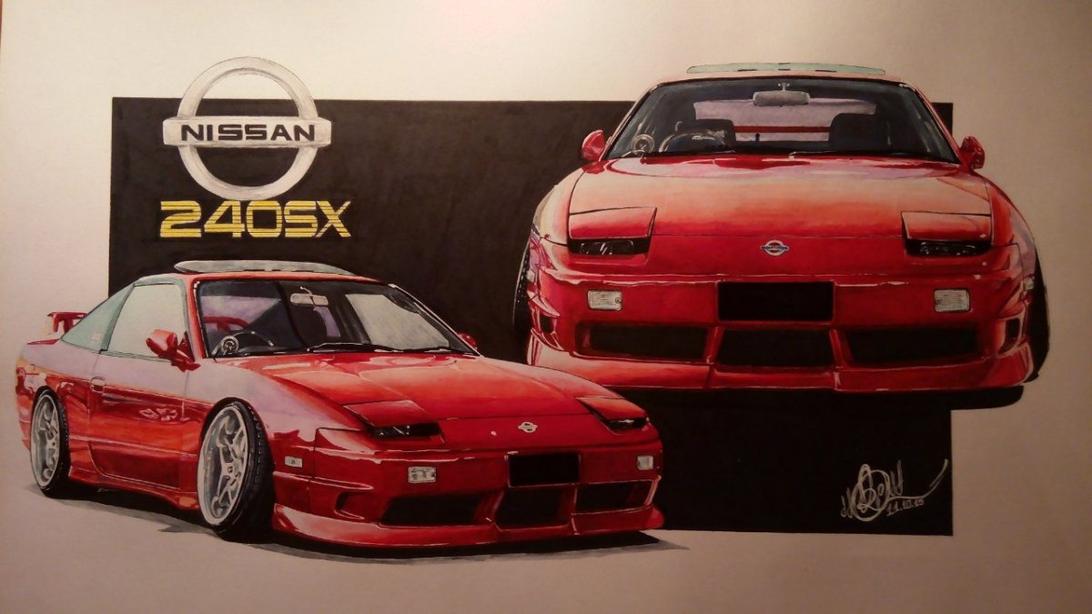 1200x675 nissan - Nissan 240sx Drawing