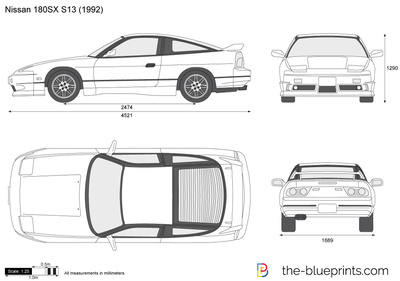 Nissan silvia s15 чертеж