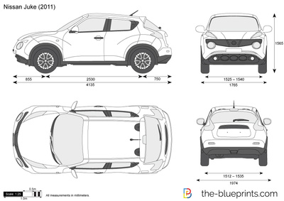 400x283 nissan juke vector drawing - Nissan Drawing
