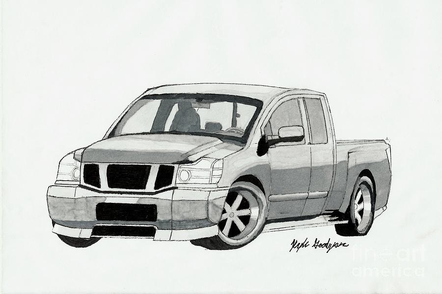 900x600 nissan titan drawing - Nissan Drawing