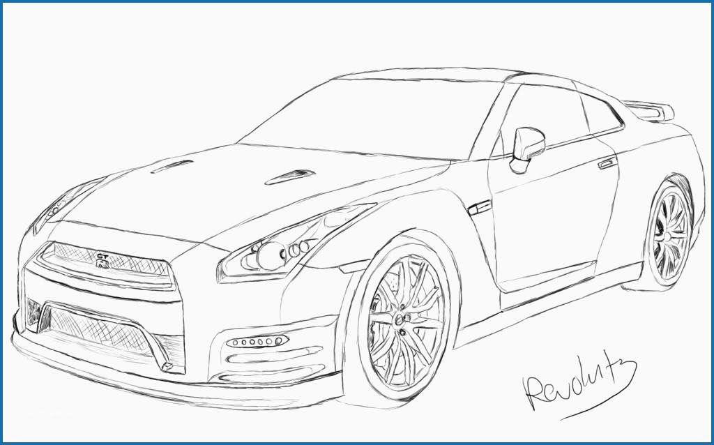 Nissan Gtr Drawing at PaintingValley.com  Explore collection of Nissan