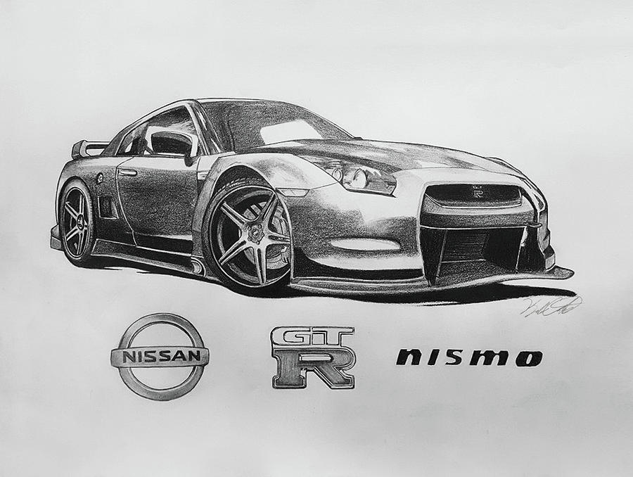 900x678 nissan gt r nismo drawing - Nissan Gtr Drawing