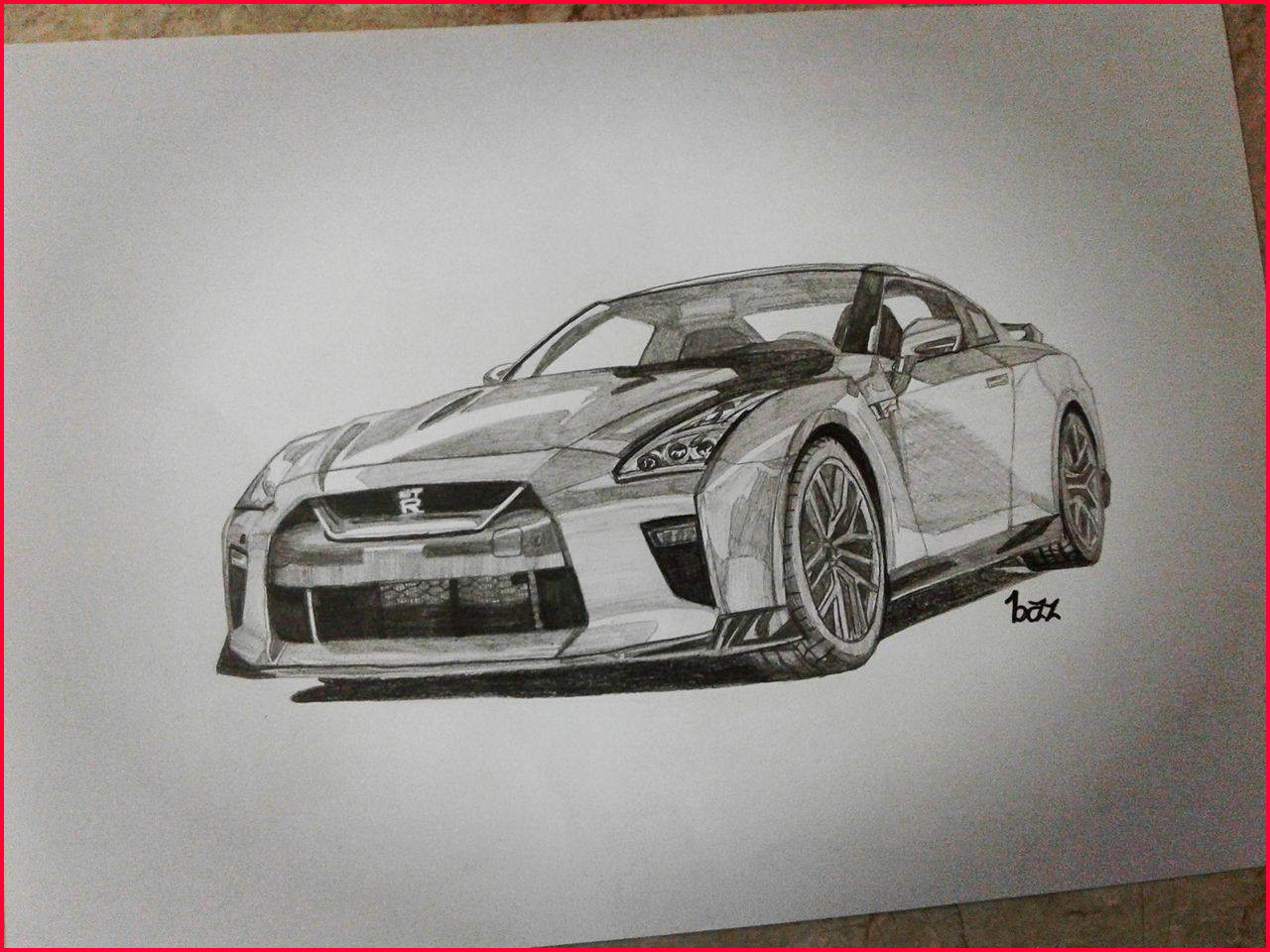 Nissan Gtr Drawing at Explore collection of Nissan