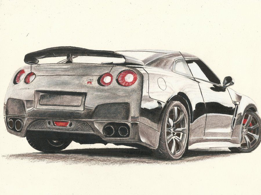 900x672 draw nissan gtr how to draw nissan skyline step - Nissan Gtr Drawing