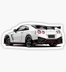 210x230 gtr drawing stickers redbubble - Nissan Gtr R35 Drawing