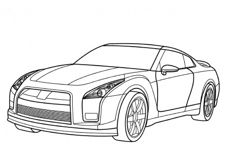 Nissan Gtr R35 Drawing at PaintingValley.com | Explore collection of ...