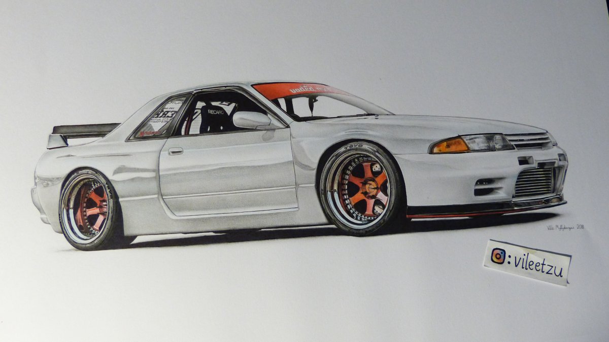 Nissan Skyline Drawing at Explore collection of