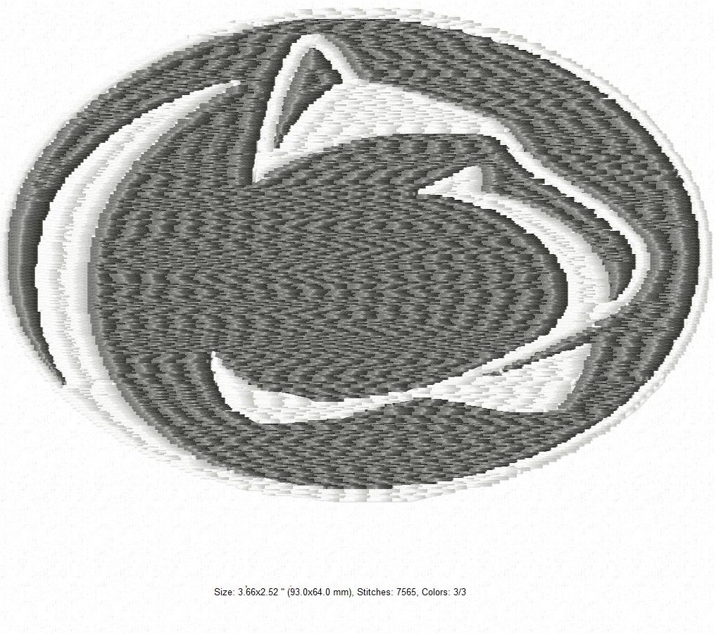 1024x901 penn state nittany lions filled applique university sports team - Nittany Lion Drawing