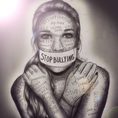 500x500 colour me creative, stop bullying drawing via tumblr - No Bullying Drawing