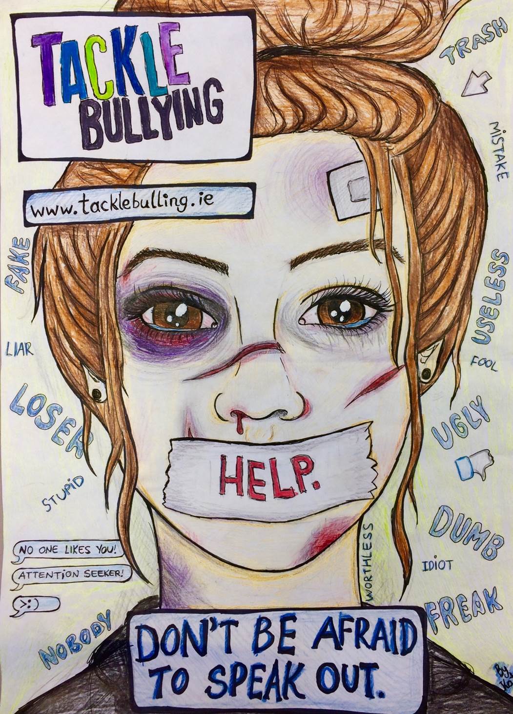 Cyberbullying Drawing Easy : Bullying Drawing Cyber Easy Poster ...