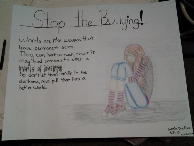 No Bullying Drawing at PaintingValley.com | Explore collection of No ...