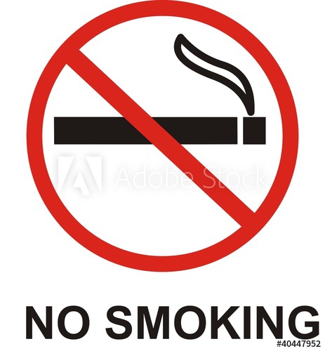 463x500 drawing no smoking - No Smoking Drawing