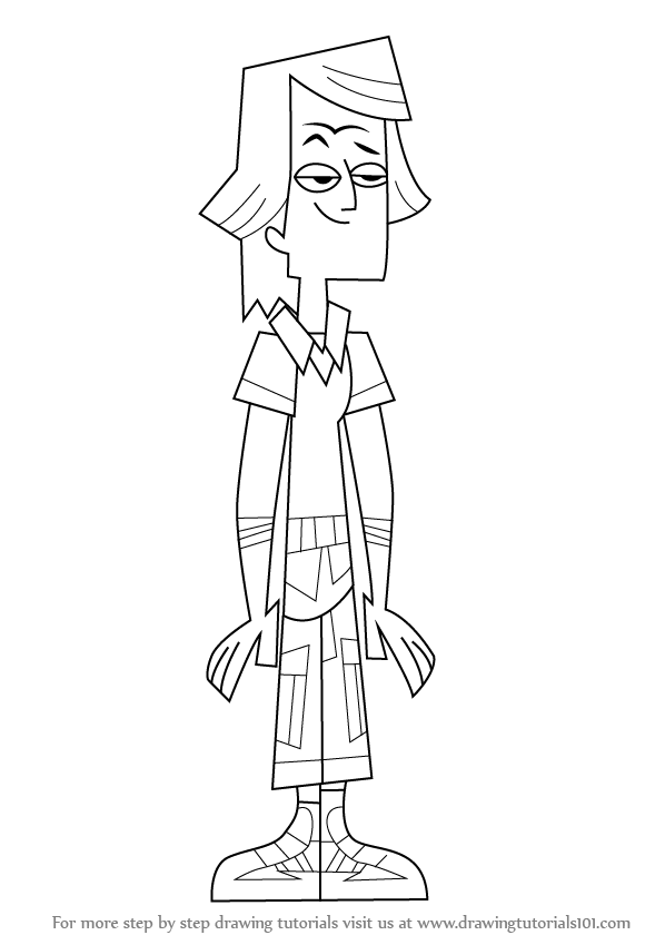 598x840 learn how to draw noah from total drama island - Noah Drawing