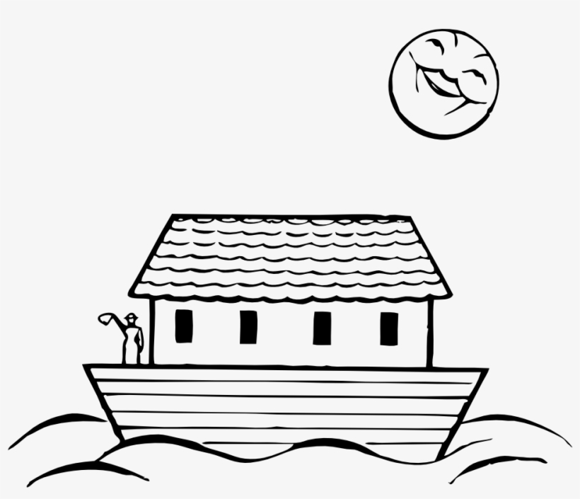 820x705 noah ark clipart - Noah Drawing