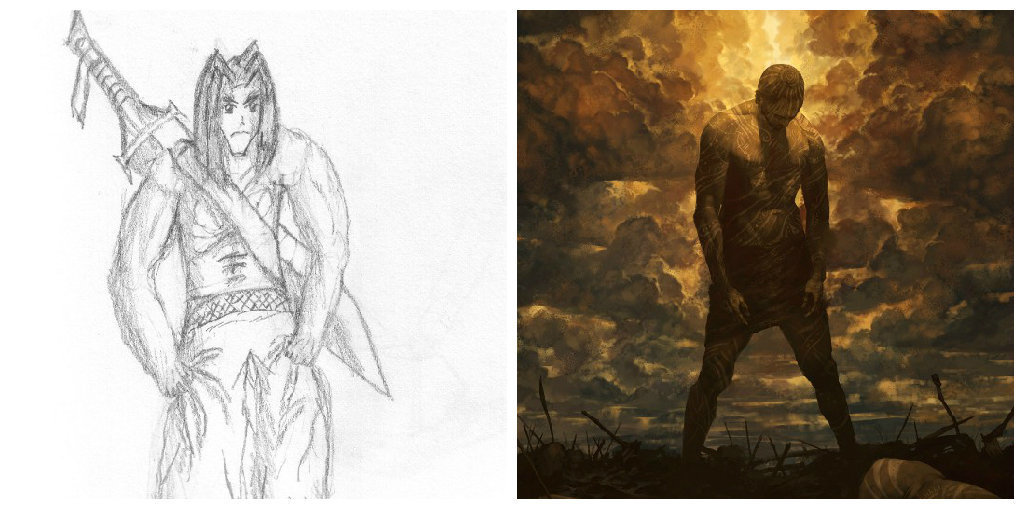 1024x509 an artist's before and after drawings show what happens when you - Noah Drawing