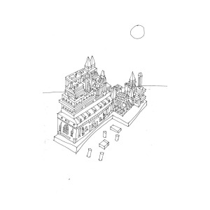 300x300 temple drawing drawing - Noah Drawing