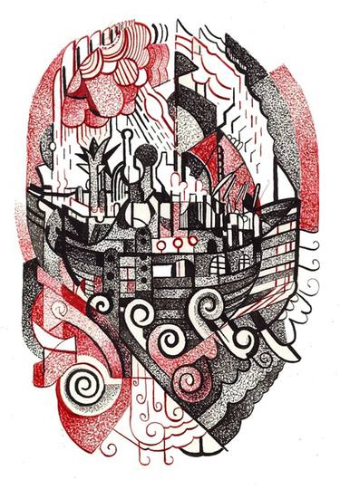 375x540 noah's ark drawing - Noahs Ark Drawing