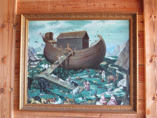 550x412 the drawing of the ancient ark - Noahs Ark Drawing