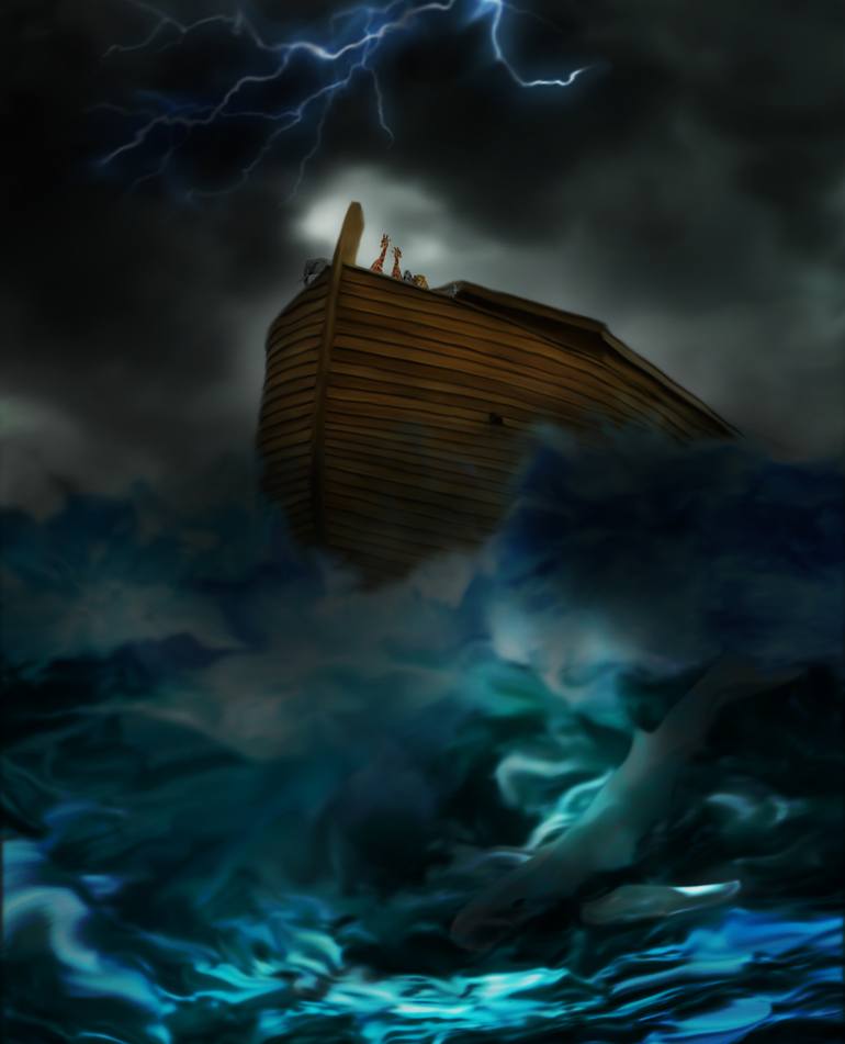 Noahs Ark Drawing at PaintingValley.com | Explore collection of Noahs ...