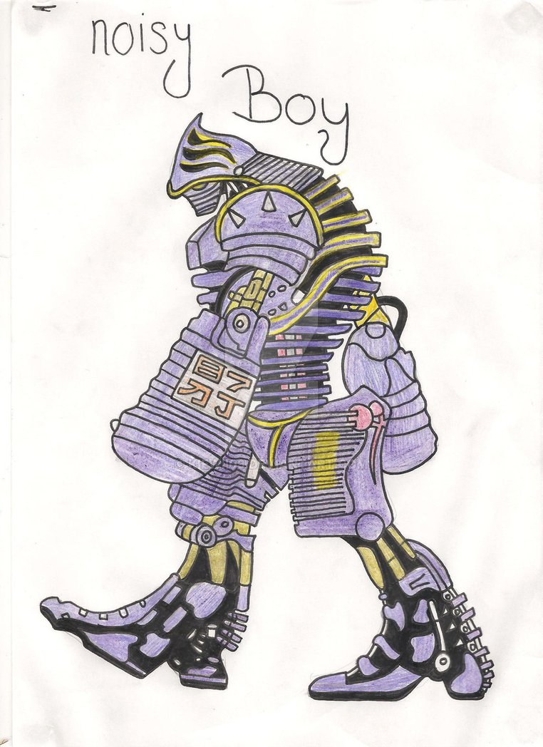 762x1048 noisy boy - Noisy Boy Drawing