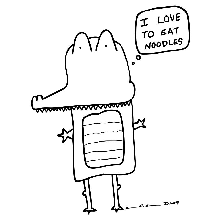 900x900 i love noodles comic drawing - Noodles Drawing